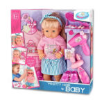 عروسک دخترانه وارم بیبی مدل Pretty Hair Baby