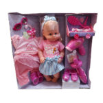 عروسک دخترانه وارم بیبی مدل Pretty Hair Baby - Image 3