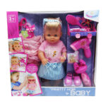 عروسک دخترانه وارم بیبی مدل Pretty Hair Baby - Image 2