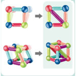 اسباب بازی مگنت ساختنی مغناطیسی 42 قطعه Magnetic Sticks - Image 7