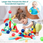 اسباب بازی مگنت ساختنی مغناطیسی 42 قطعه Magnetic Sticks - Image 6