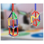 ساختنی میله های مغناطیسی 248 تکه Play Magnet - Image 6