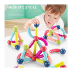 ساختنی مگنت مغناطیسی 64 تکه مدل Magnetic Sticks