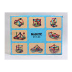 ساختنی مگنت مغناطیسی 64 تکه مدل Magnetic Sticks