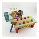 بازی میزک میخ و چکش چوبی POUNDING BENCH