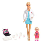 عروسک باربی دکتر کودکان 8348 Defa Lucy - آبی - Image 3