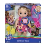 عروسک دخترانه بیبی الایو مدل Baby Alive Est Malade، قابلیت گریه کردن و حرف زدن و واکنش به ابزار پزشکی داخل بسته