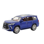 ماشین فلزی عقب کش لکسوس LX570 - آبی