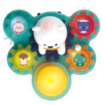 درام موزیکال طرح خرس موزیکال هولا مدل Bear Rhythm Drum کد E8993، باتری خور و دارای نور و موزیک، قابلیت آموزشی و ساختن، مناسب برای 18 ماه به بالا، نشکن و کیفیت ساخت بسیار بالا - Image 5