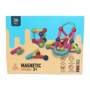 ساختنی مگنت مغناطیسی 36 تکه مدل Magnetic Sticks کد 3630