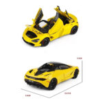 ماشین فلزی عقب کش مدل مکلارن Super720S