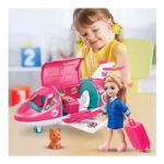 عروسک باربی با هواپیما مدل Fun Airplane کد 90451