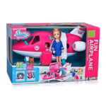 عروسک باربی با هواپیما مدل Fun Airplane کد 90451
