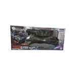 اسباب بازی تانک کنترلی شارژی دودزا و تیر پرتاب کن مدل Tank Remote Control