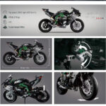لگو طرح موتور کاوازاکی مدل Technic کد 88035