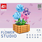 لگو طرح گل رز و گلدان مدل Flower Studio کد 9109A