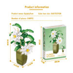 لگو گل اپی فیلوم مدل Epiphyllum کد 9104A، تعداد 571 قطعه، همراه با گلدان