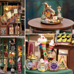 لگو چوبی مغازه جادویی مینیاتوری برند CutRoom کد B048