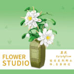 لگو گل اپی فیلوم مدل Epiphyllum کد 9104A، تعداد 571 قطعه، همراه با گلدان