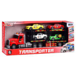 اسباب بازی کامیون یدک کش موزیکال مدل Transporter