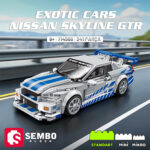لگو ماشین مسابقه مدل Nissan Skyline GTR کد 714566، تعداد 341 قطعه