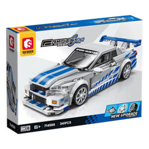 لگو ماشین مسابقه مدل Nissan Skyline GTR کد 714566، تعداد 341 قطعه