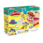 ست خمیربازی دندانپزشکی برند Color-Mud، همراه با یک فک باز شونده