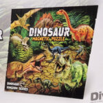ساختنی کاشی مگنتی مدل Dinosaur کد 9978B، تعداد 70 قطعه مگنتی کامل