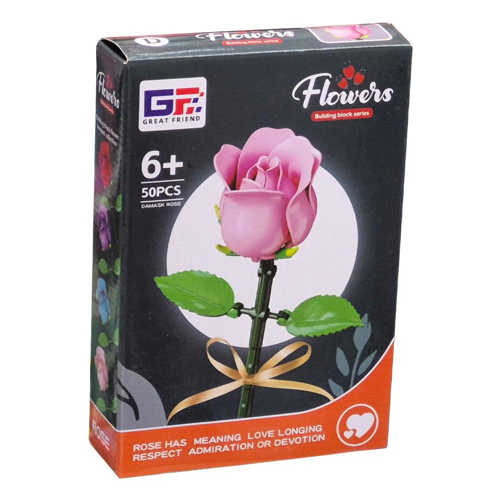 14040271 لگو گل رز تک شاخه مدل Flowers شامل 50 قطعه ساختنی