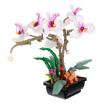 لگو گل ارکیده با گلدان مدل Plante کد 9067، تعداد 581 قطعه