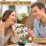 لگو گل ارکیده با گلدان مدل Plante کد 9067، تعداد 581 قطعه
