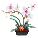 لگو گل ارکیده با گلدان مدل Plante کد 9067، تعداد 581 قطعه