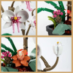لگو گل ارکیده با گلدان مدل Plante کد 9067، تعداد 581 قطعه