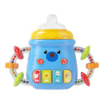 اسباب بازی شیشه شیر موزیکال مدل Baby Bottle کد 668234، چراغدار و صدادار