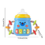 اسباب بازی شیشه شیر موزیکال مدل Baby Bottle کد 668234، چراغدار و صدادار