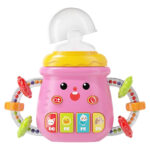 اسباب بازی شیشه شیر موزیکال مدل Baby Bottle کد 668234، چراغدار و صدادار