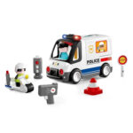 اسباب بازی ماشین پلیس موزیکال برند هولا مدل Police Car کد HE9985