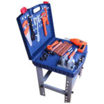 اسباب بازی میز ابزار کودک مدل Super Tool کد 00821، همراه با دریل برقی باتری خور