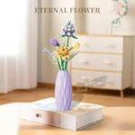 لگو گل لاله با گلدان مدل Bouquet کد 2355، تعداد حدودا 290 قطعه