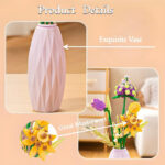 لگو گل لاله با گلدان مدل Bouquet کد 2355، تعداد حدودا 290 قطعه