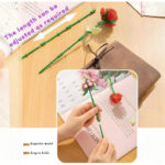 لگو گل لاله با گلدان مدل Bouquet کد 2355، تعداد حدودا 290 قطعه