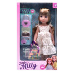 عروسک دخترانه میلی مدل Little Milly کد 92050، ارتفاع عروسک 30 سانتیمتر،