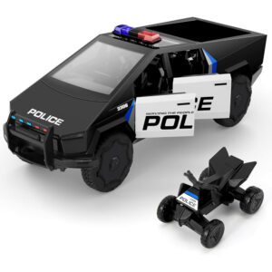ماشین پلیس تسلا با موتور چهارچرخ فلزی مدل Police