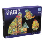 ساختنی مگنتی چراغدار مدل Magic تعداد 78 قطعه کد 2006